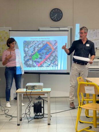 L’équipe de programmation : Caroline De RUYCK et Vivien PHILIPPINI. Crédit photo : Mickael MARIE-CLAIRE